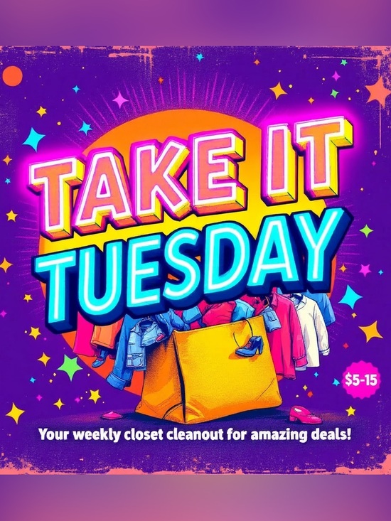 Other - Take It Tuesday Flyer! 8pm EST Weekly